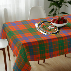 Ross Ancient Tartan Crest Tablecloth