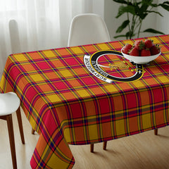 Scrymgeour Tartan Crest Tablecloth