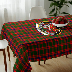 Skene Modern Tartan Crest Tablecloth