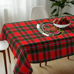 Spens (or Spence) Tartan Crest Tablecloth