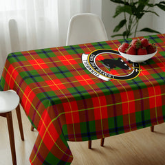 Turnbull Dress Tartan Crest Tablecloth