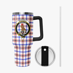 Boswell Modern Tartan Crest 40 oz Insulated Tumbler with Handle