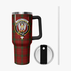 Carruthers Tartan Crest 40 oz Insulated Tumbler with Handle