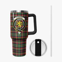 Cumming Hunting Ancient Tartan Crest 40 oz Insulated Tumbler with Handle
