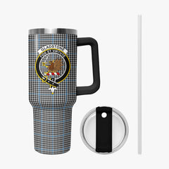 Gladstone Tartan Crest 40 oz Insulated Tumbler with Handle