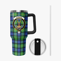 Gordon Old Ancient Tartan Crest 40 oz Insulated Tumbler with Handle
