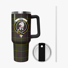 Hall Tartan Crest 40 oz Insulated Tumbler with Handle