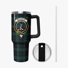 MacKinlay Modern Tartan Crest 40 oz Insulated Tumbler with Handle