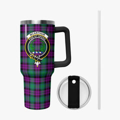 McArthur - Milton Tartan Crest 40 oz Insulated Tumbler with Handle