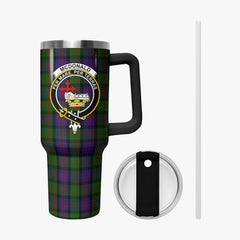 McDonald Tartan Crest 40 oz Insulated Tumbler with Handle