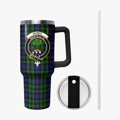 Mowat Modern Tartan Crest 40 oz Insulated Tumbler with Handle