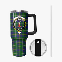 Orr Tartan Crest 40 oz Insulated Tumbler with Handle