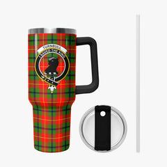 Turnbull Dress Tartan Crest 40 oz Insulated Tumbler with Handle