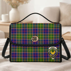 Arnott Tartan Crest Satchel Bag