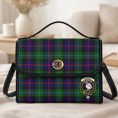 Campbell of Cawdor Modern Tartan Crest Satchel Bag