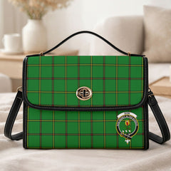 Don Tartan Crest Satchel Bag
