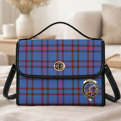 Elliott Modern Tartan Crest Satchel Bag
