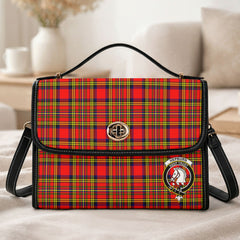 Hepburn Tartan Crest Satchel Bag