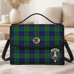 MacCallum Modern Tartan Crest Satchel Bag