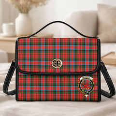MacDuff Modern Tartan Crest Satchel Bag