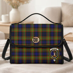 McLellan Modern Tartan Crest Satchel Bag