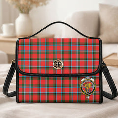 Sinclair Modern Tartan Crest Satchel Bag