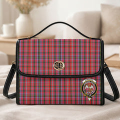 Straiton Tartan Crest Satchel Bag