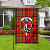 Brodie Modern Tartan Crest Garden Flag