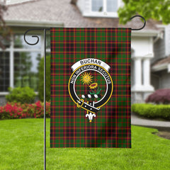 Buchan Modern Tartan Crest Garden Flag