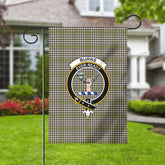 Burns Check Tartan Crest Garden Flag
