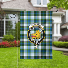 Campbell Dress Tartan Crest Garden Flag