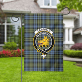 Campbell Faded Tartan Crest Garden Flag