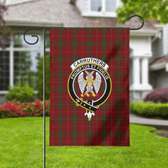 Carruthers Tartan Crest Garden Flag