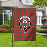Cheyne Tartan Crest Garden Flag