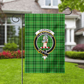 Clephan (or Clephane) Tartan Crest Garden Flag