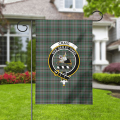 Craig Tartan Crest Garden Flag