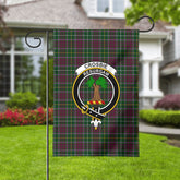 Crosbie Tartan Crest Garden Flag