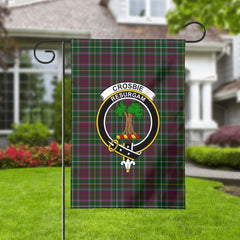 Crosbie Tartan Crest Garden Flag