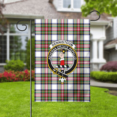 Dennistoun Tartan Crest Garden Flag