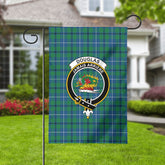 Douglas Ancient Tartan Crest Garden Flag