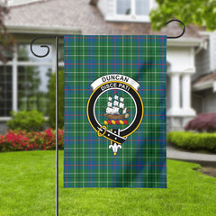 Duncan Ancient Tartan Crest Garden Flag