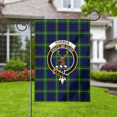 Forbes Modern Tartan Crest Garden Flag