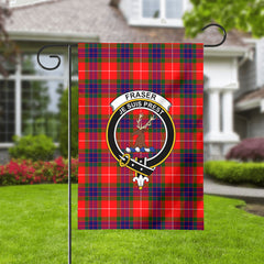 Fraser (of Lovat) Modern Tartan Crest Garden Flag