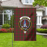 Geddes Tartan Crest Garden Flag