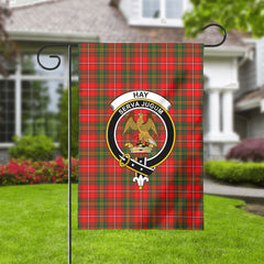 Hay Modern Tartan Crest Garden Flag