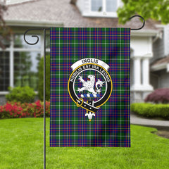Inglis Modern Tartan Crest Garden Flag