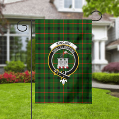 Kincaid Tartan Crest Garden Flag