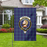 Kirkaldy Tartan Crest Garden Flag