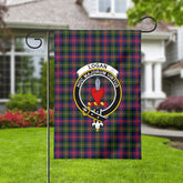 Logan Modern Tartan Crest Garden Flag
