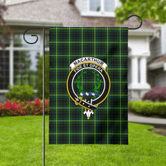 MacArthur Modern Tartan Crest Garden Flag